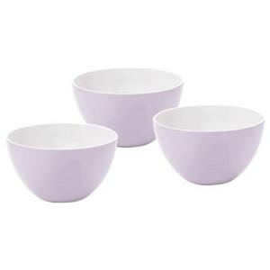 Qdesign 125 mm Slakom Set van 3 stuks Melamine Lavendel 190-048