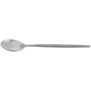 Vega Tafellepel Turin; 22.2 cm (L); roestvrij staal/grijs, Handvat grijs; 12 stuk / verpakking