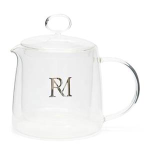 Rivièra Maison Riviera Maison - RM Double Wall Monogram Tea Pot - Transparant