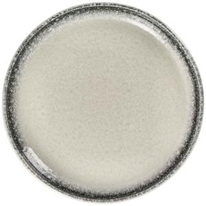 Vega Plat bord Nagoya; 28.5x3 cm (ØxH); wit/grijs; rond; 3 stuk / verpakking