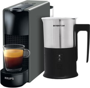Krups Nespresso Essenza Mini XN110B Grijs + Melkopschuimer