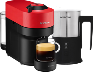 Krups Nespresso Vertuo Pop XN9205 Spicy Red + melkopschuimer