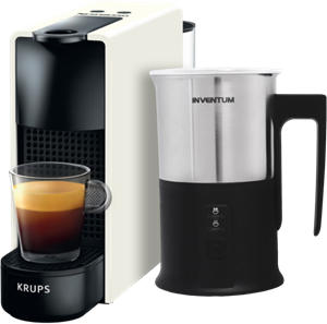 Krups Nespresso Essenza Mini XN1101 Wit + Melkopschuimer