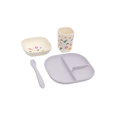 The cotton cloud Confetti lila servies