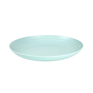 PlasticForte Rond bord/camping bord - D25 cm - mintgroen - kunststof -