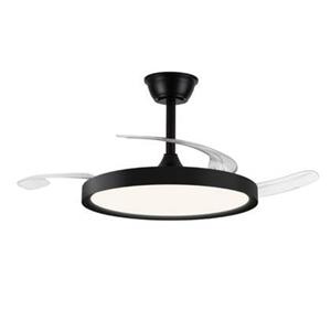 Ylumen CristalRecord Plafondventilator Polaris Ø 106 cm zwart