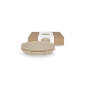 Vtwonen  Ontbijtborden - Grijs - Set van 2 - Keramiek - 23cm