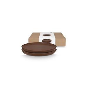 Vtwonen  Ontbijtborden - Bruin - Set van 2 - Keramiek - 23cm