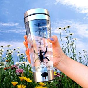 Yunzhu 500ML Automatische Mengbeker Hoge Snelheid Elektrische Eiwit Melk Yam Poeder Shaker Fles Draagbare Mixer Blender Waterfles Verjaardagscadeau 500ML schoon