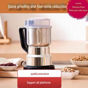 Super Select Multifunctionele huishoudelijke ultrafijne maalmachine voor granen, Chinese kruidengeneeskunde, kruidenpoeder Milling machine set of 8 blades wit