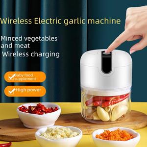 Perfect choice for your home Elektrische knoflookpastamaker en multifunctionele voedselmolen: Kleine knoflookpers voor babyvoeding en vlees. Garlic Puller [Foreign Trade Style]