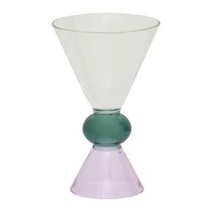 Urban Nature Culture Wijnglas Ayo - Transparant/Roze