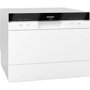 Bomann TSG 7405 Vaatwasser (op tafel) 550 mm Energielabel: D (A - G) Staand apparaat Wit