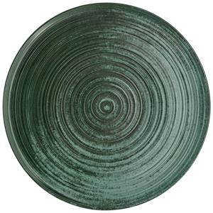 Vega Plat bord met rand Etana; 30x1.4 cm (ØxH); groen; rond; 4 stuk / verpakking
