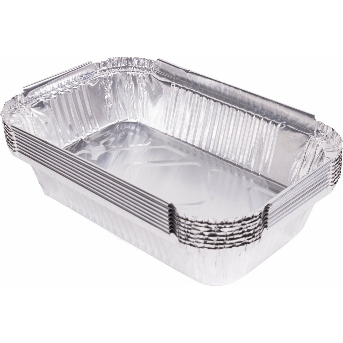 Benson BBQ grill-schalen - 8x - aluminium - 17 x 10.5 x 4 cm - barbecue / oven -