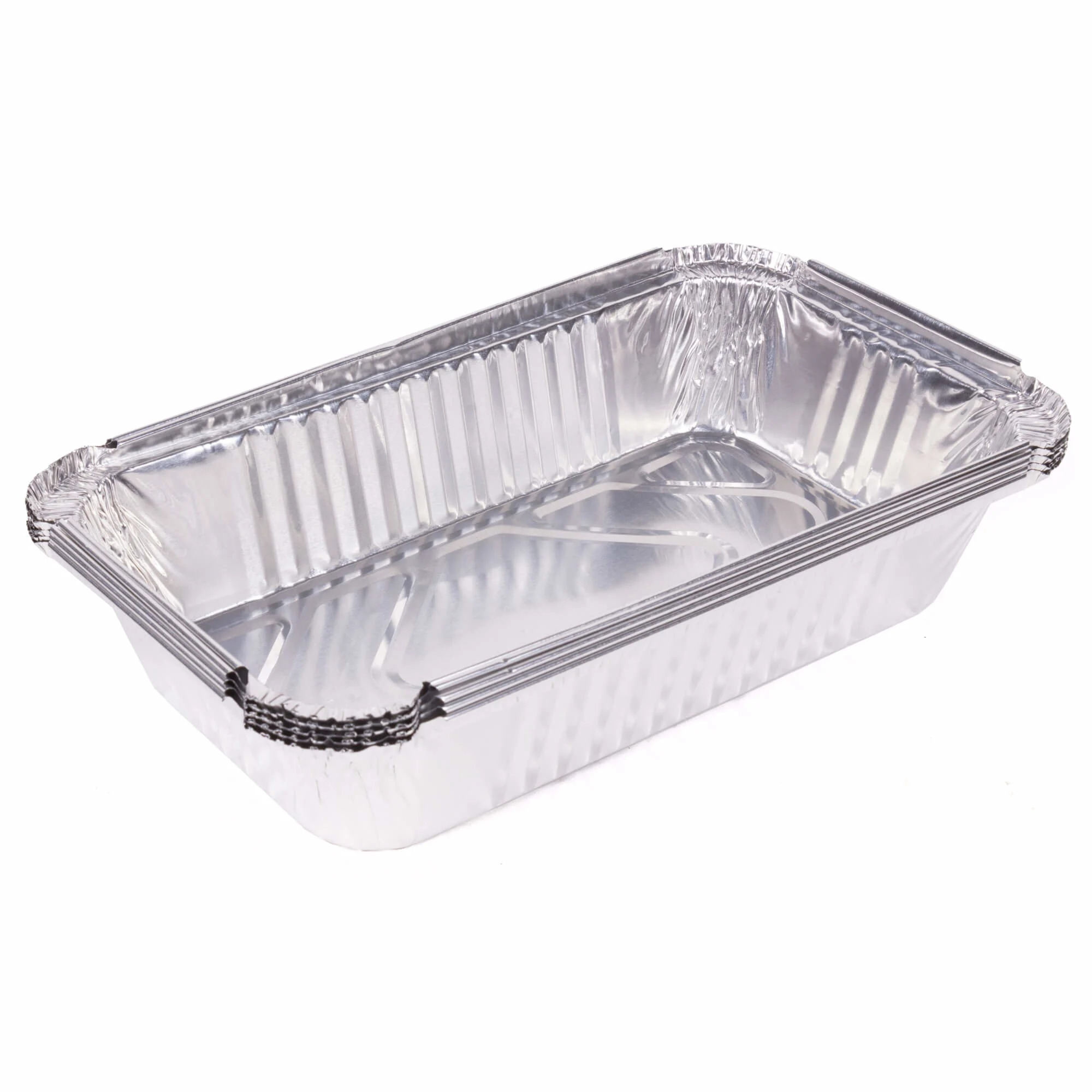 Benson BBQ grill-schalen - 8x - aluminium - 25 x 14 x 5,5 cm - barbecue / oven -