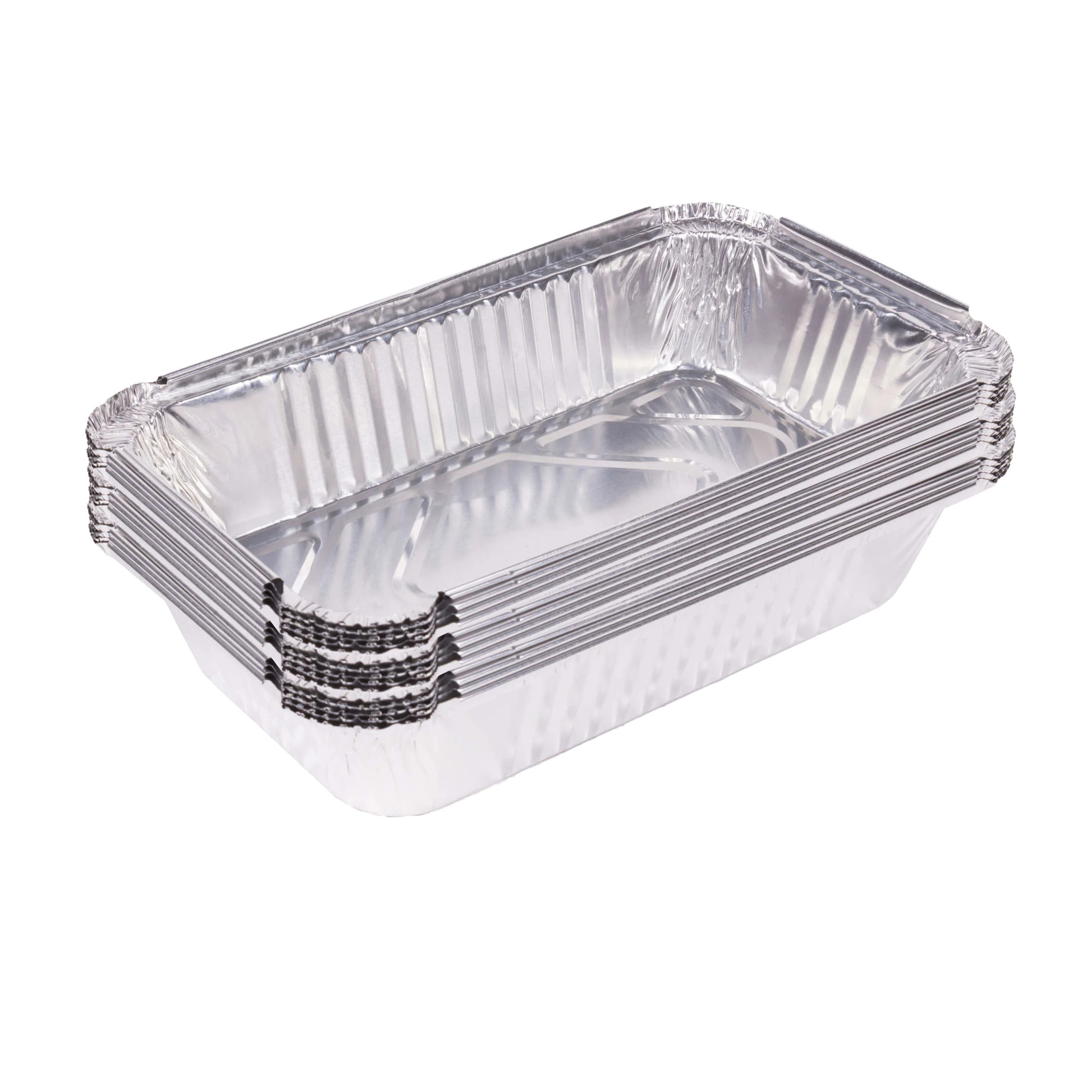 Benson BBQ grill-schalen - 24x - aluminium - 25 x 14 x 5,5 cm - barbecue / oven -