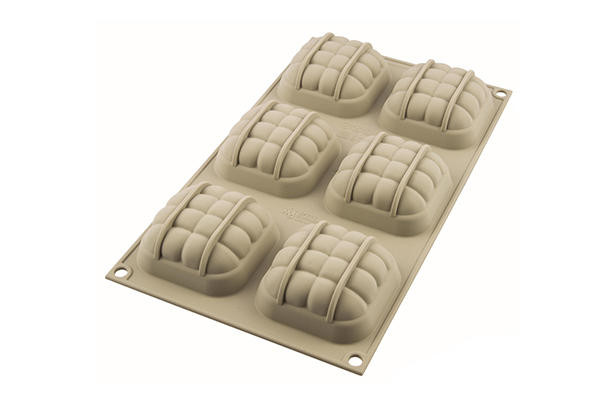 Silikomart  siliconen bakvorm Mini Eleganza - 6 stuks
