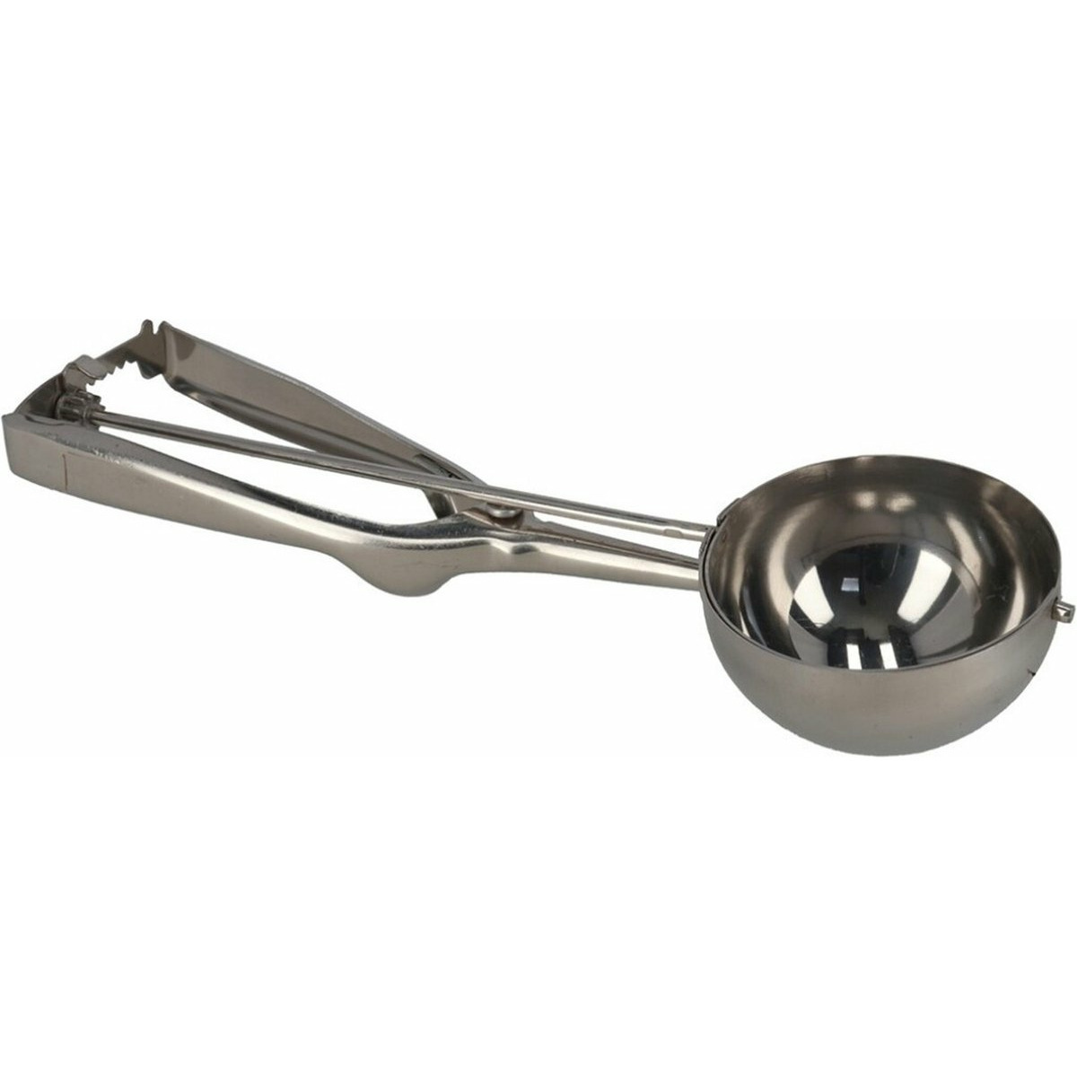 Gerimport IJsschep - voor 6 cm scoops - zilver - 23cm - RVS - ijslepel -