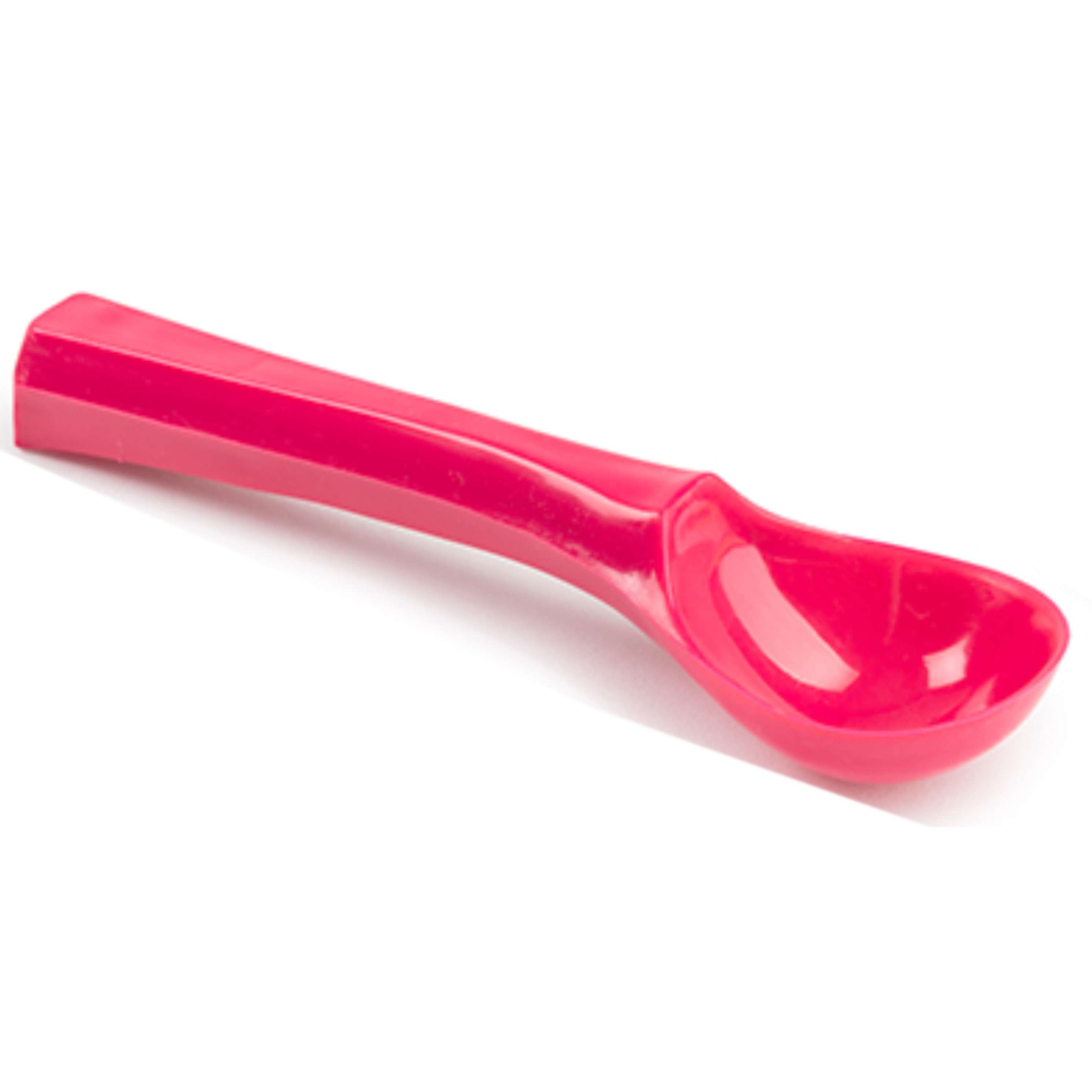 PlasticForte IJsschep - roze - 24 cm - kunststof - ijstang -