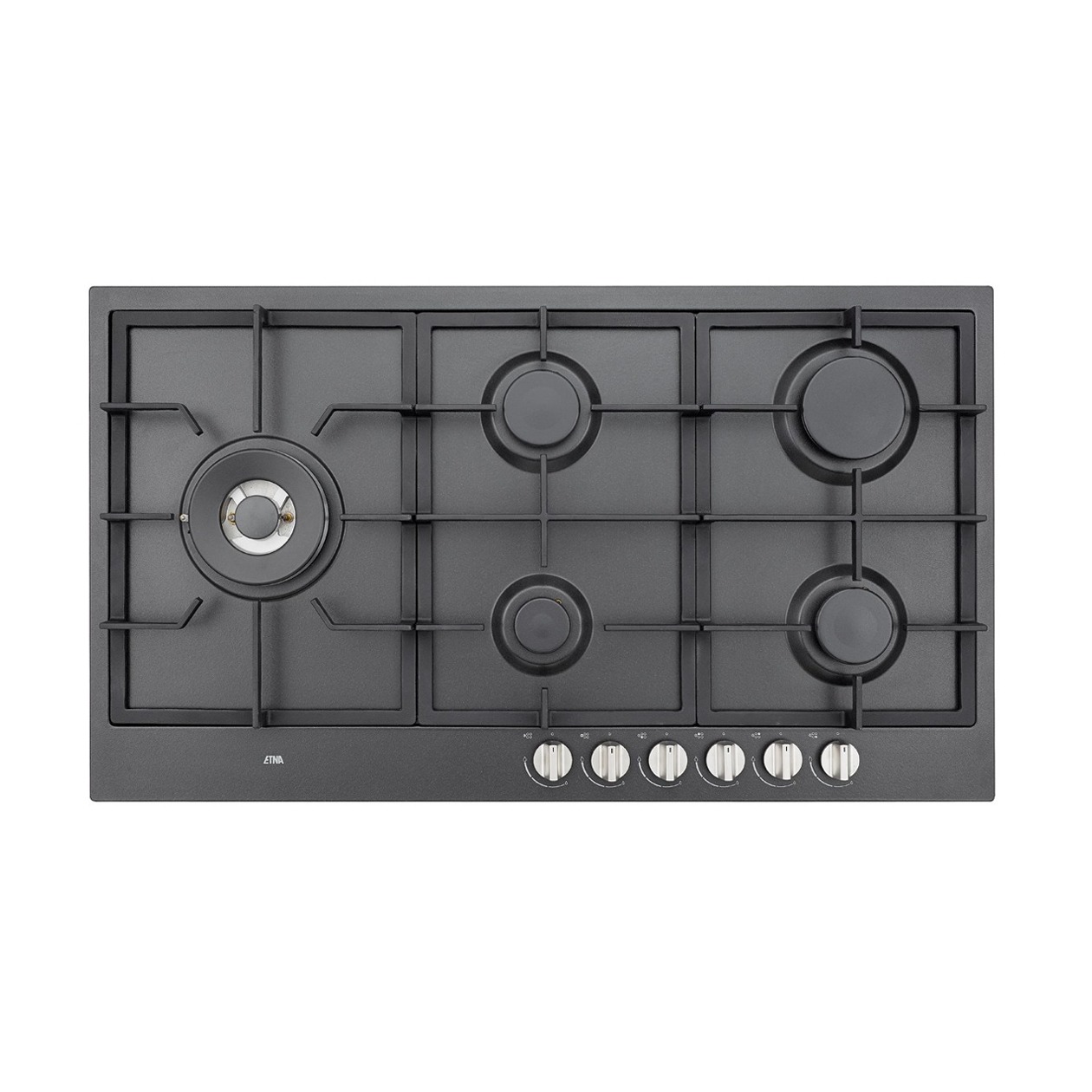 ETNA KGF889ZTA Gas inbouwkookplaat Zwart