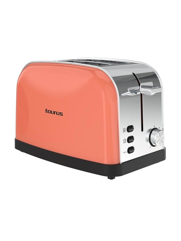 Taurus Broodrooster Toaster Two Slot Vintage 2 Coral