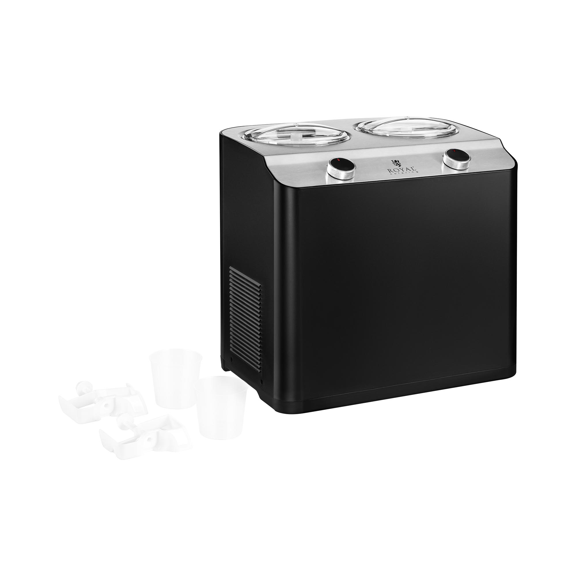 Royal Catering IJsmachine - 250 W - 2 x 1,2 L