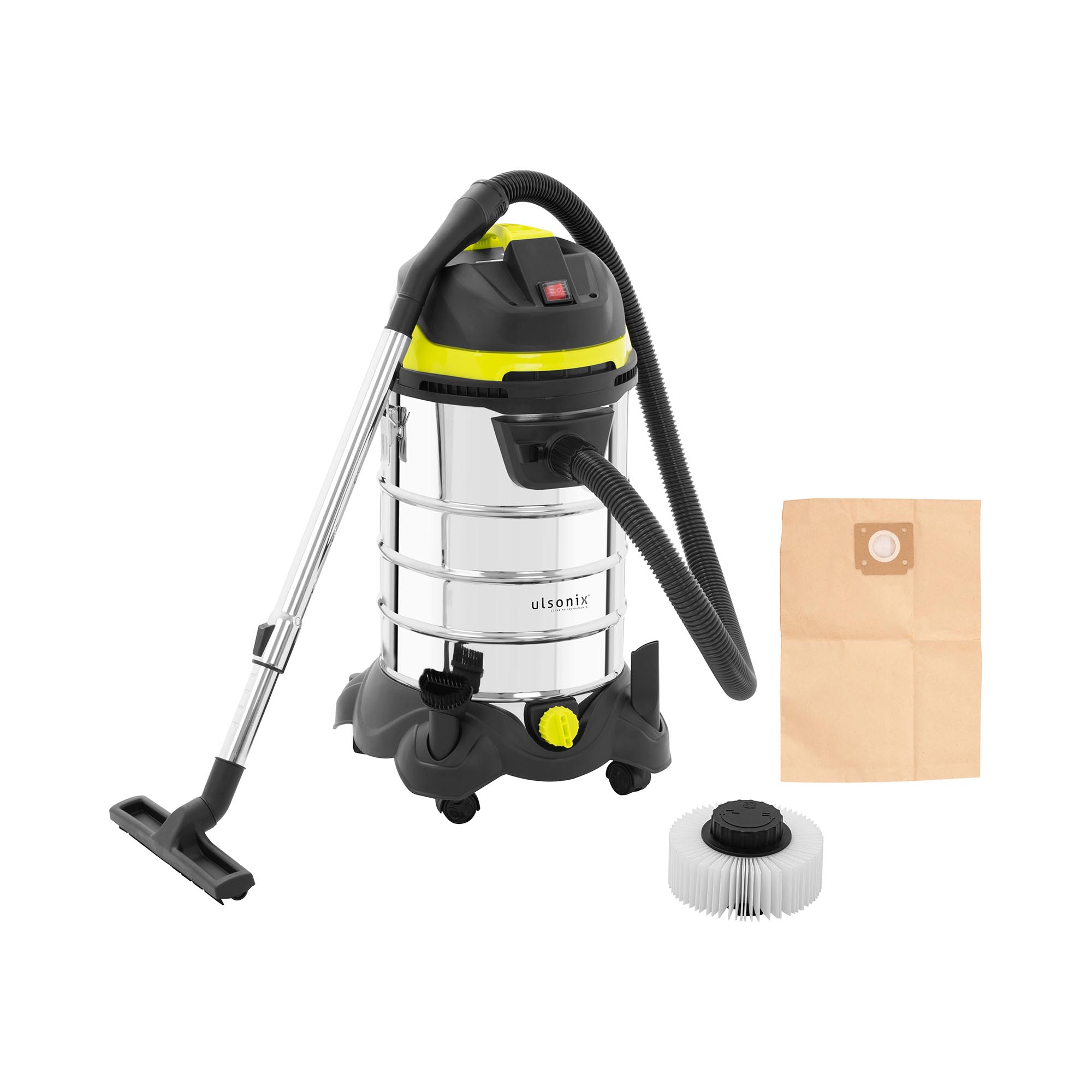 Ulsonix Nat droog stofzuiger - 1400 Watt - 30 l