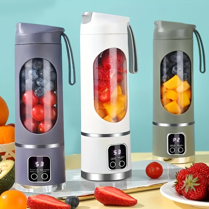 YC Direct USB Rechargeable Portable Juicer - Mini Blender with 10-Blades, Digital Display, Three Modes, Easy-to-Clean, Ideal for Smoothies & Fresh Juice wit