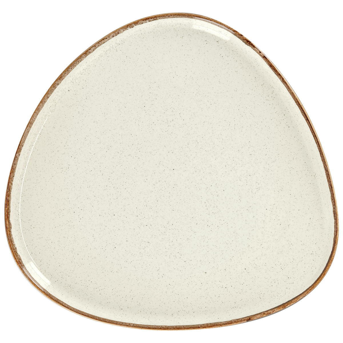 Vega Bord Sidina organisch met rand; 27.2x26x2.5 cm (LxBxH); beige; organisch; 4 stuk / verpakking