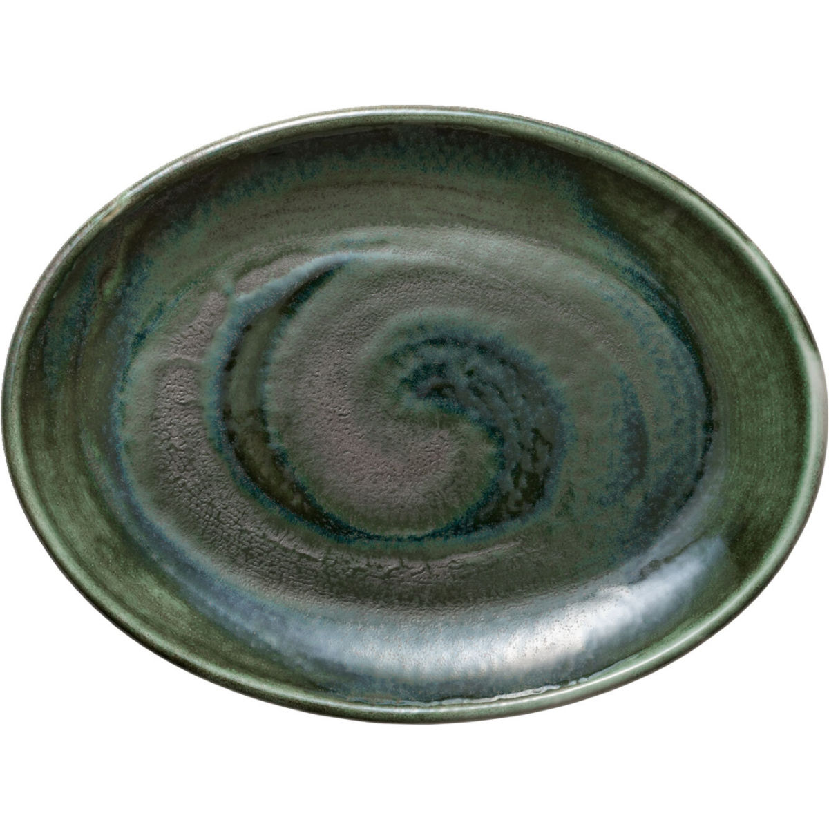 HEART&SOUL Bord Perfect Match Avocado coup; 25.3x18.9x2.6 cm (LxBxH); groen/wit; 6 stuk / verpakking