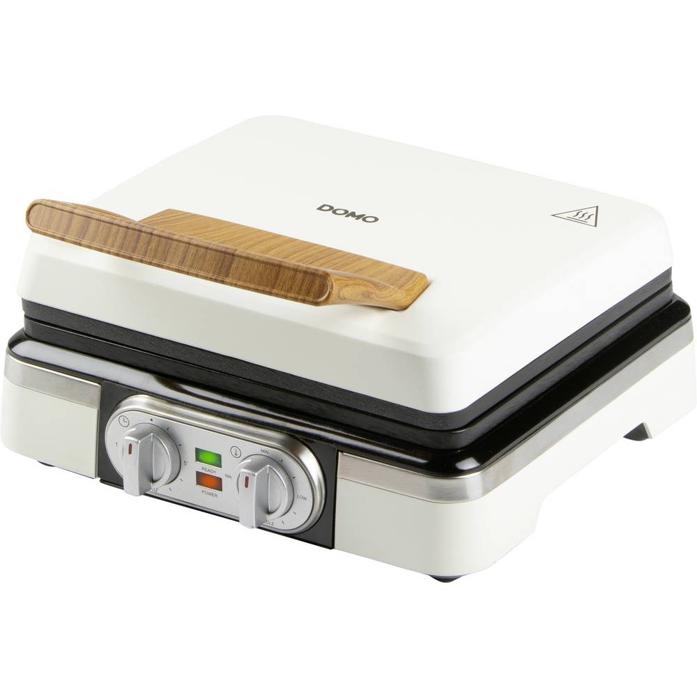 DOMO WAFFELEISEN - POWDER WHITE Wafelijzer Wit