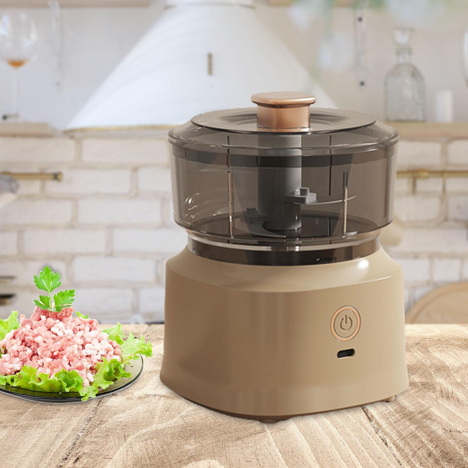 Moonice Blender Keukenmachine 350 ml Multifunctioneel keukengadget Automatisch Mini Zichtbaar Elektrisch Knoflook