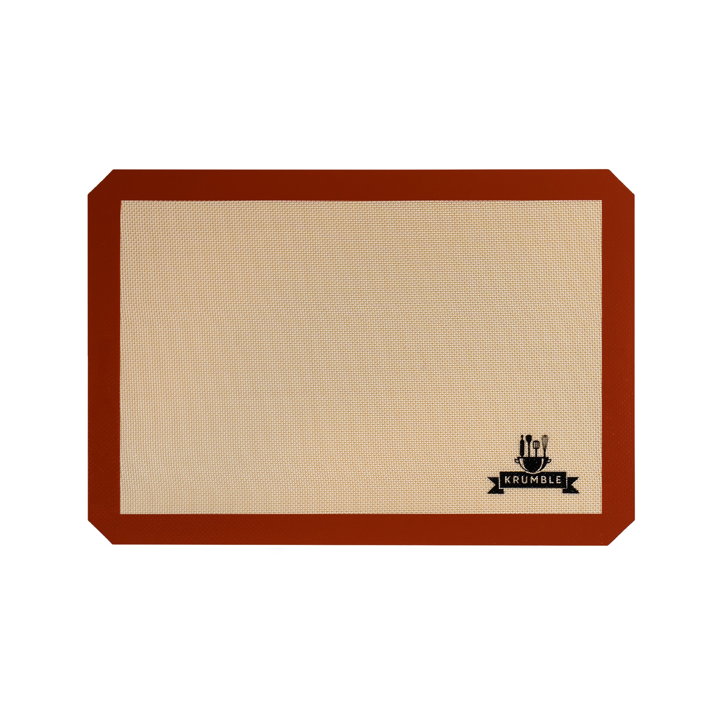 Krumble Siliconen bakmat - 30 x 42 cm - Bruin