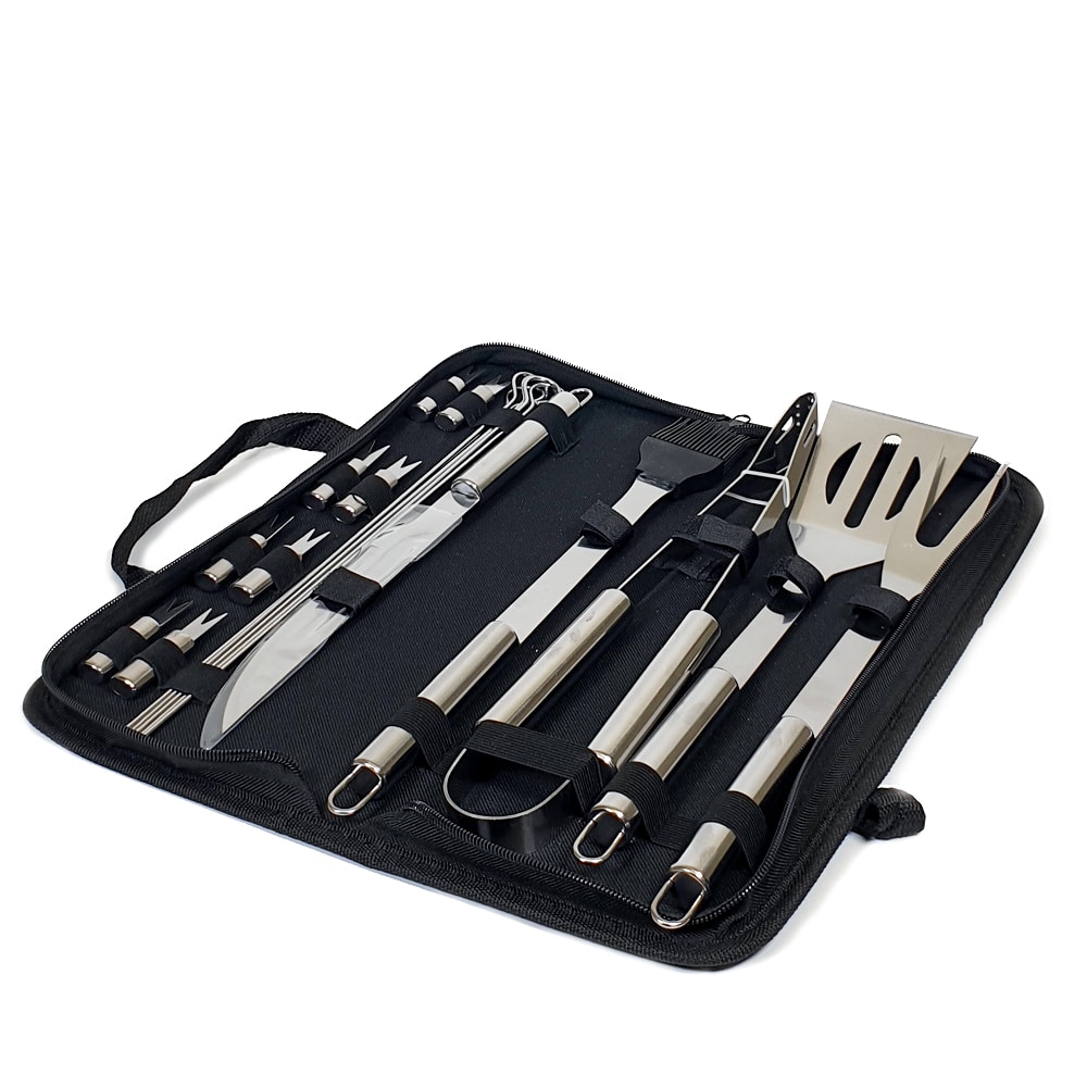 Krumble 18-delige barbecue set - Inclusief opbergtas