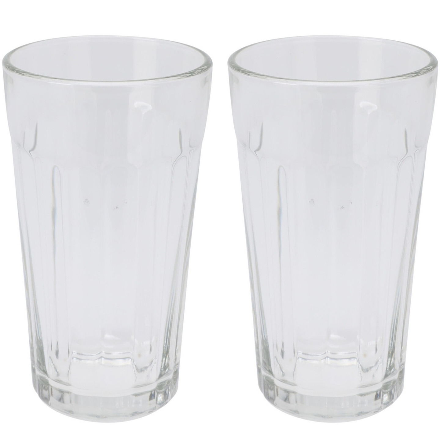 Excellent Houseware Waterglazen/Cocktailglazen - 2x - 350 ml - vaatwasserbestendig -