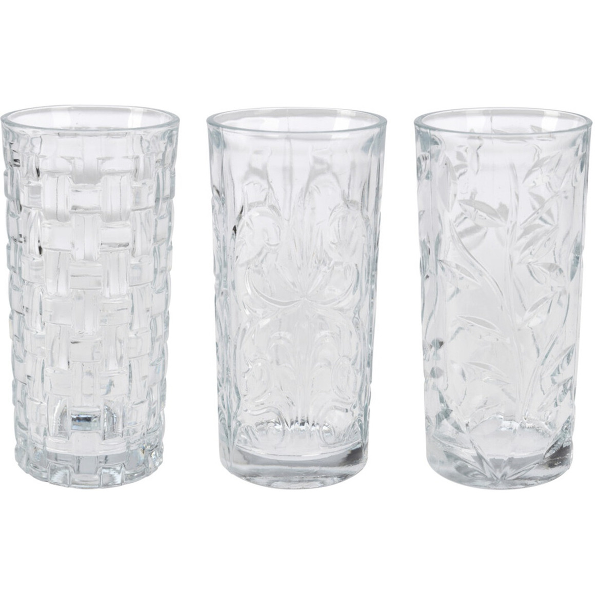 Atmos Fera Waterglazen - 3x - 380 ml - longdrinkglazen - vaatwasserbestendig -