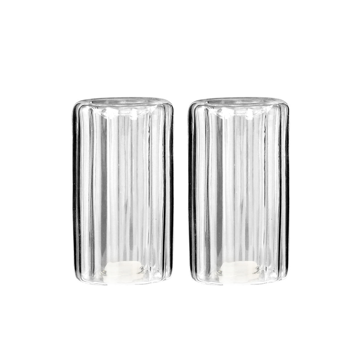 Estia  glazen peper- en zoutstrooierset Allure - set van 2