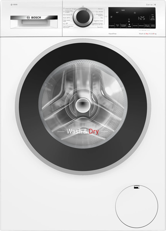 Bosch WNG254A7NL i-DOS - 10,5/6 kg
