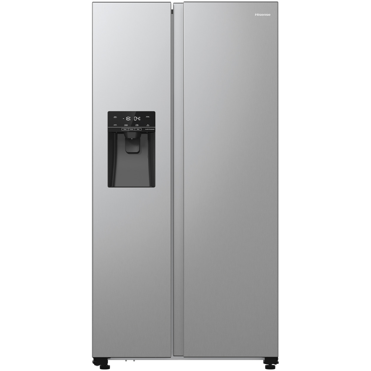 Hisense RS5P535NPCE Amerikaanse koelkast Grijs