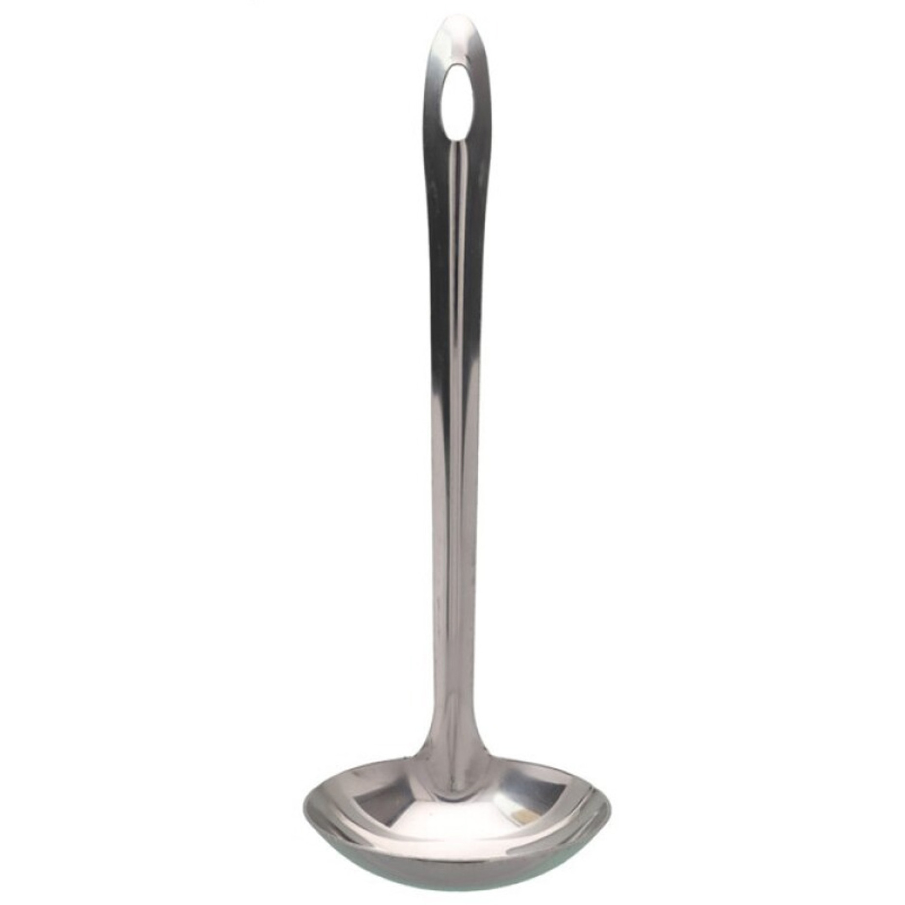 Gerimport Soep/saus opscheplepel - zilver - 26 cm - soeplepel -