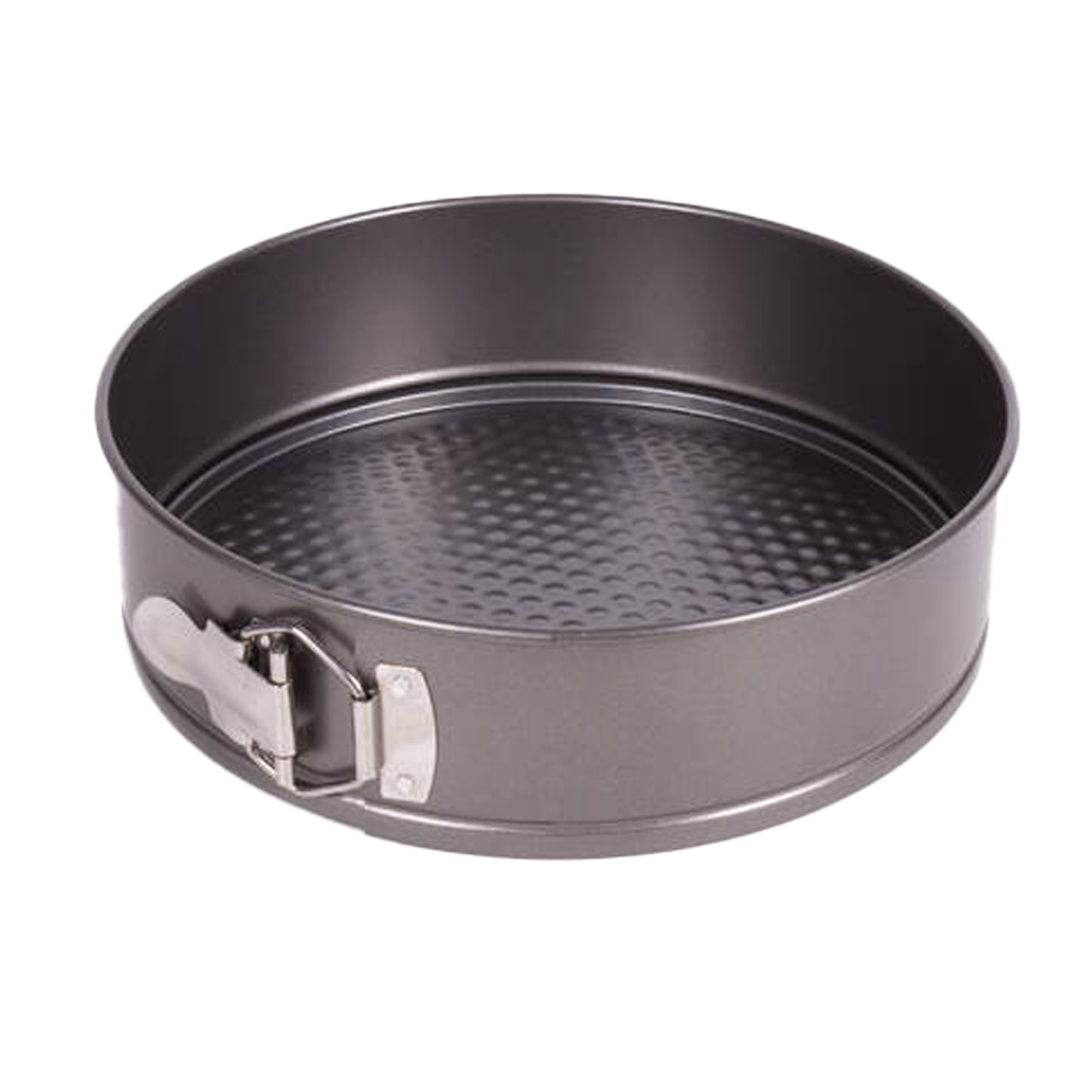 Benson Taarten bakvorm/springvorm - metaal - zilvergrijs - 24 cm -