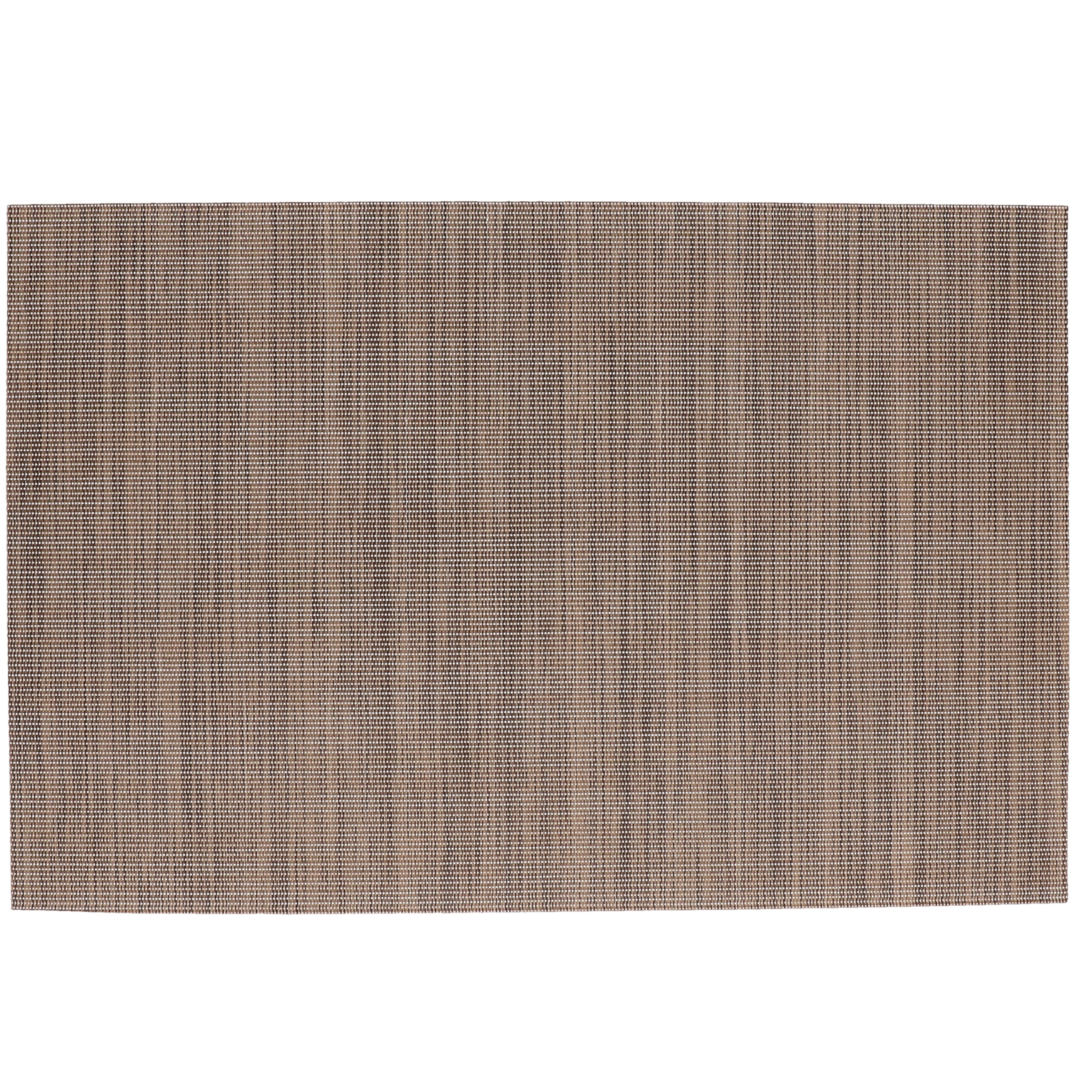Merkloos Tafel Placemats jute lichtgrijs - 10x - geweven/gevlochten - 45 x 30 cm - Onderleggers - Tafel dekke -