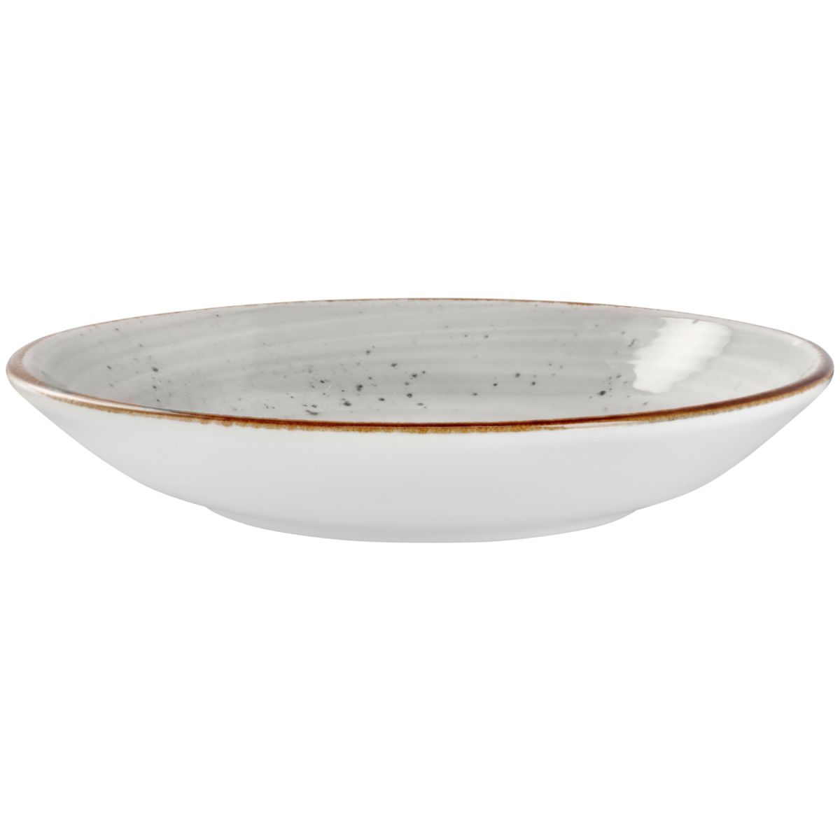 Vega Diep bord Nebro; 900ml, 25.2x4.3 cm (ØxH); lichtgrijs; rond; 6 stuk / verpakking