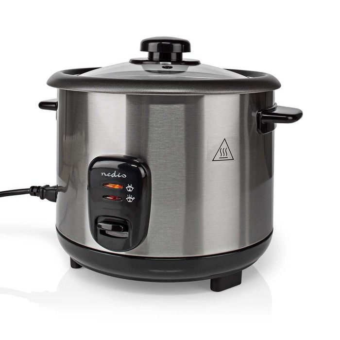 ARBORESCENCE Cuiseur à Riz - NEDIS - 1.5 L - 500 W - Revêtement Antiadhésif - Bol Amovible