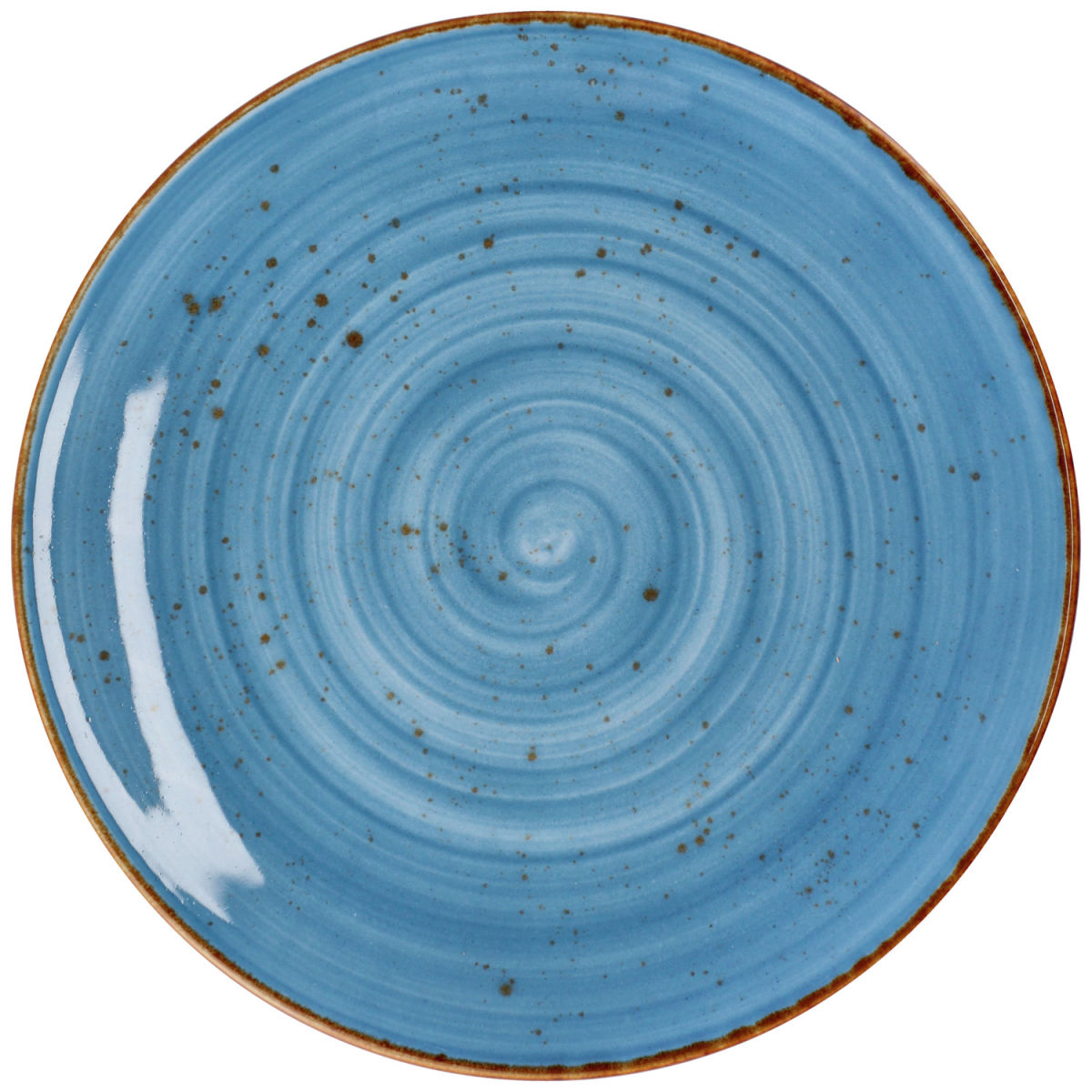 Vega Plat bord Nebro; 31 cm (Ø); lichtblauw; rond; 4 stuk / verpakking