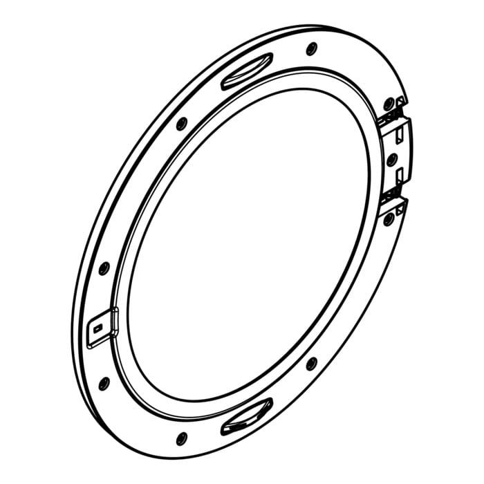 AEG deurkader, achter, grijs, Ø486mm 140039561182