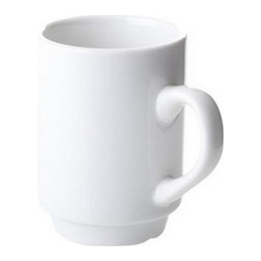 Mammoet Automatenmok | Koffiemok met oor | Wit | 12 stuks