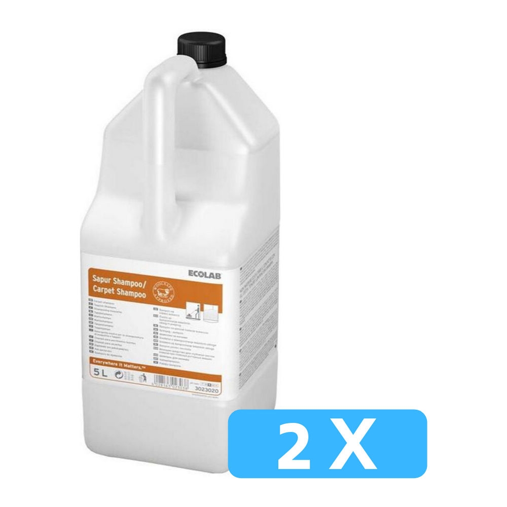 Sapur Carpet Shampoo Tapijtreiniger 2 x 5 liter