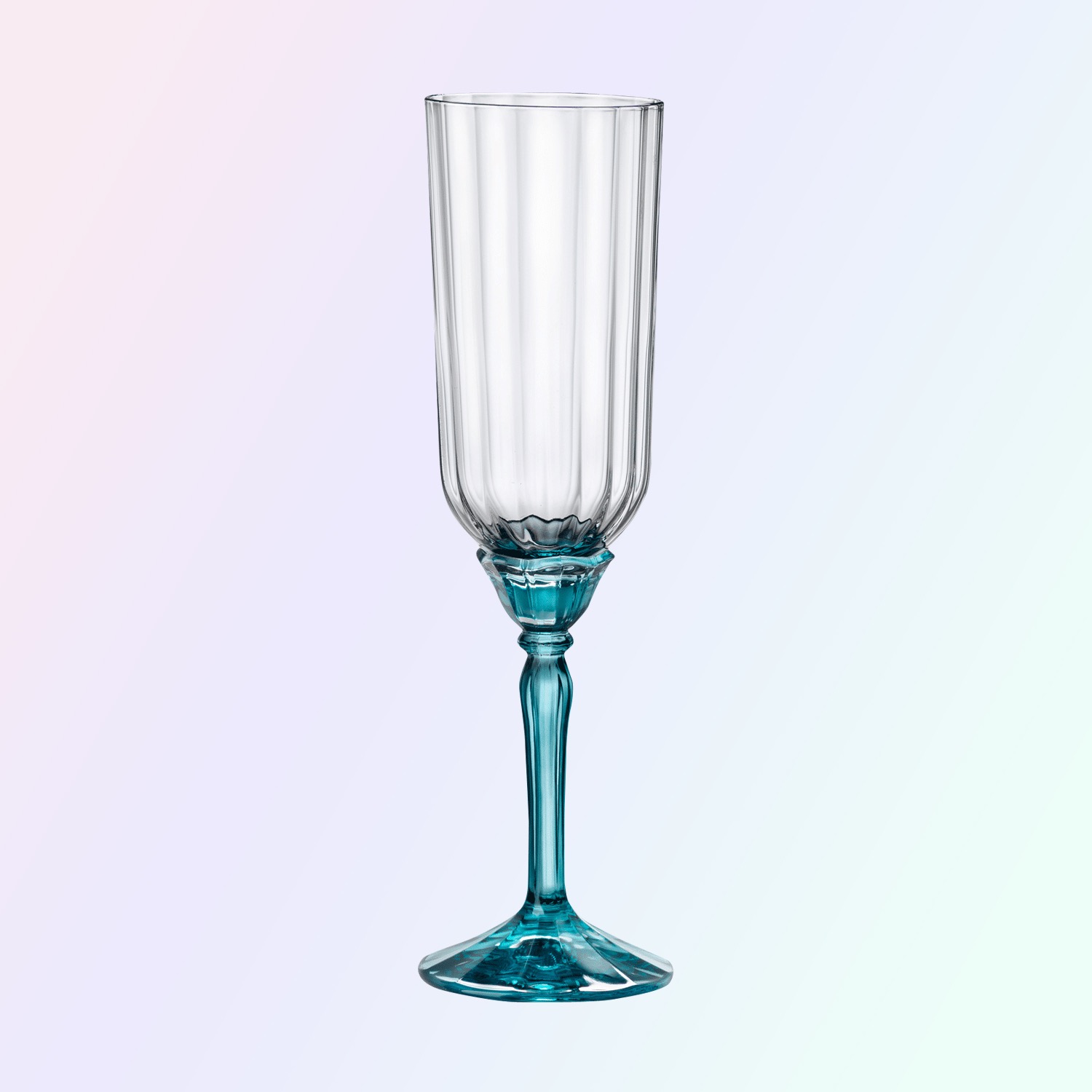 Bormioli Rocco Florian Champagneglas / Flute 21 cl Blauw - 6 Stuks